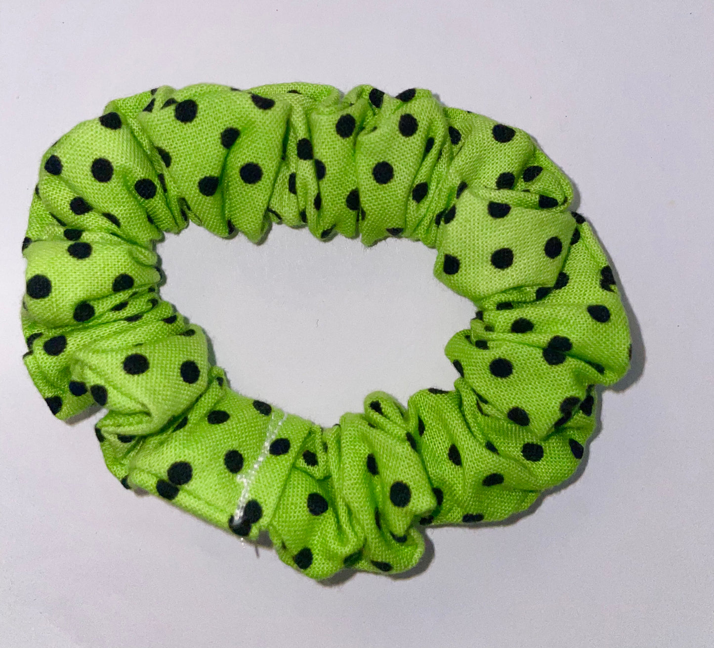 Green Polka dots